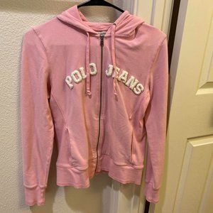 Vintage Polo Jeans Pink Hoodie